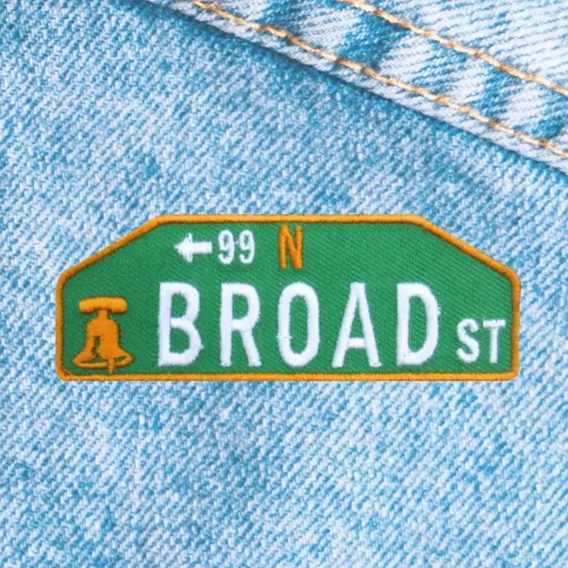Philadelphia Street Sign - Broad Street - Iron-On Patch