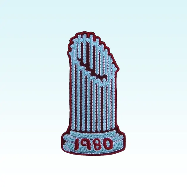 Philadelphia Baseball 1980 Trophy 3-inch - Iron-On Patch