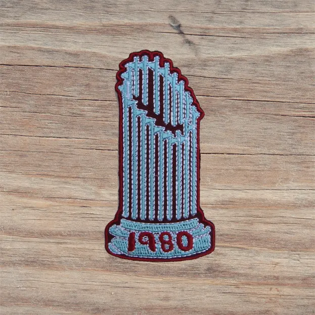 Philadelphia Baseball 1980 Trophy 3-inch - Iron-On Patch