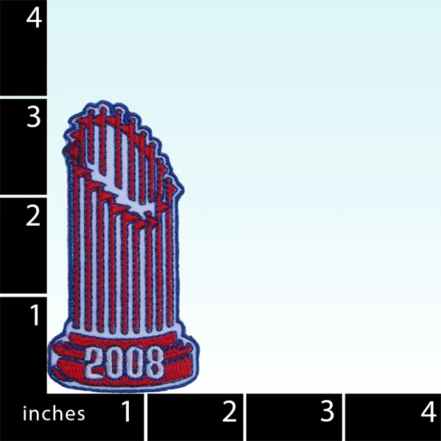 Philadelphia Baseball 2008 Trophy - Iron-On Patch