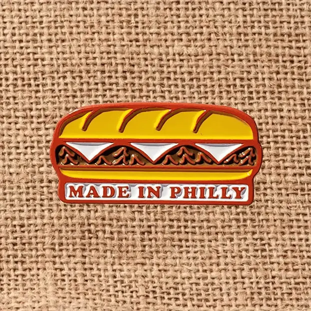 Made in Philly Cheesesteak - Lapel Pin