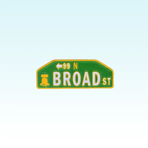 Philadelphia Street Sign Lapel Pin Series