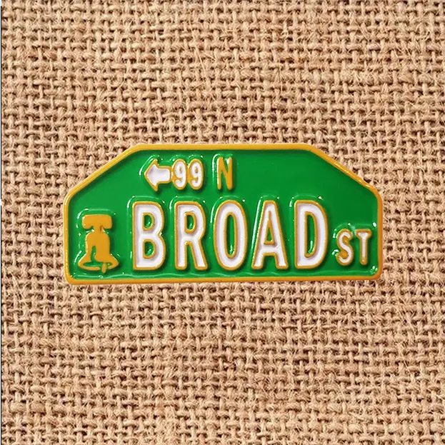Philadelphia Street Sign - Broad Street - Lapel Pin