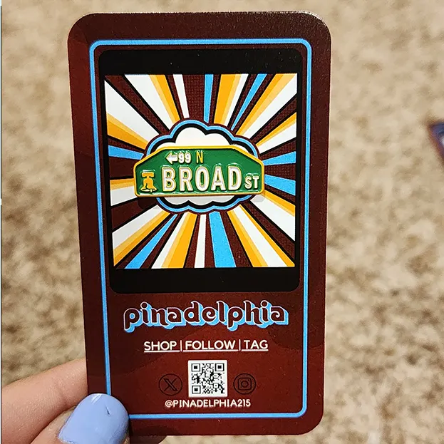 Philadelphia Street Sign - Broad Street - Lapel Pin