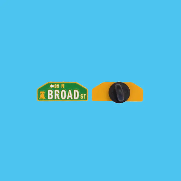 Philadelphia Street Sign - Broad Street - Lapel Pin