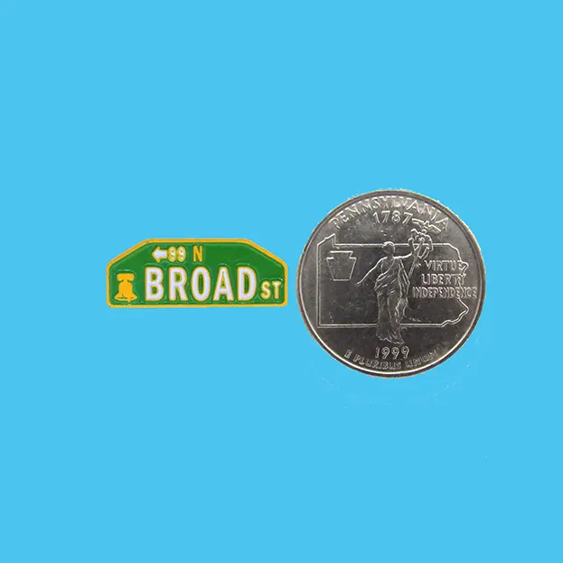 Philadelphia Street Sign - Broad Street - Lapel Pin