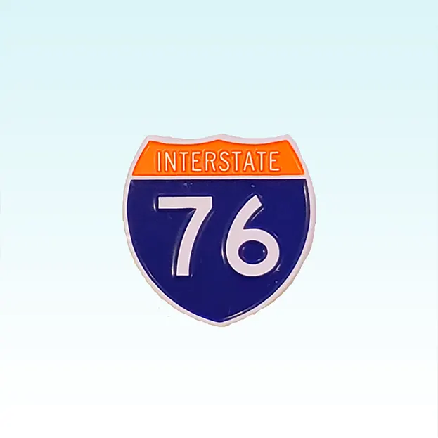 Interstate I-76 Lapel Pin