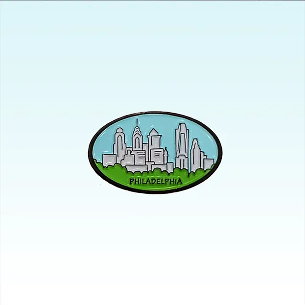 Philadelphia City Skyline - Lapel Pin