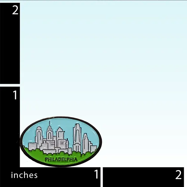 Philadelphia City Skyline - Lapel Pin