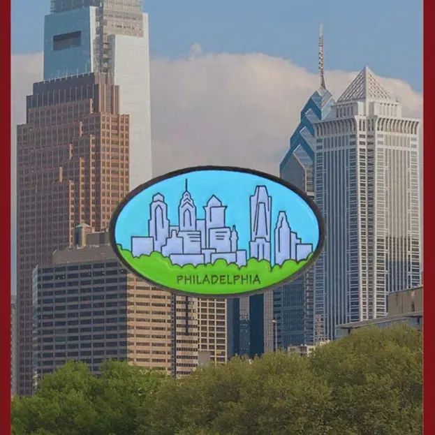 Philadelphia City Skyline - Lapel Pin