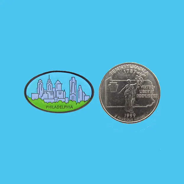 Philadelphia City Skyline - Lapel Pin