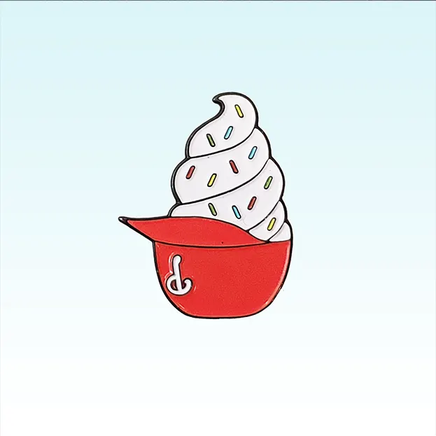 Philadelphia Baseball Ice Cream Helmet Cap - Lapel Pin