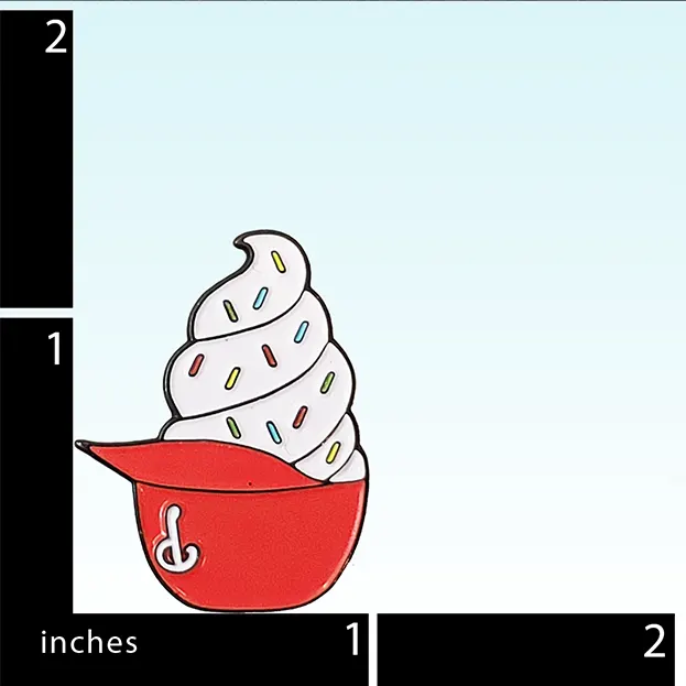 Philadelphia Baseball Ice Cream Helmet Cap - Lapel Pin