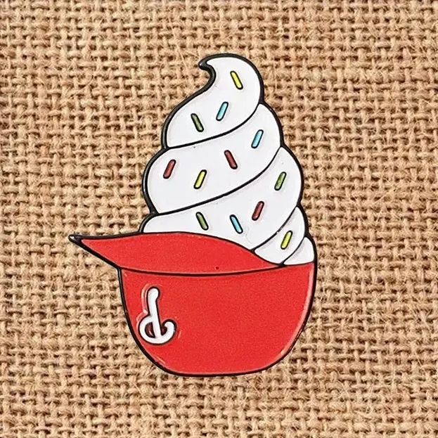 Philadelphia Baseball Ice Cream Helmet Cap - Lapel Pin