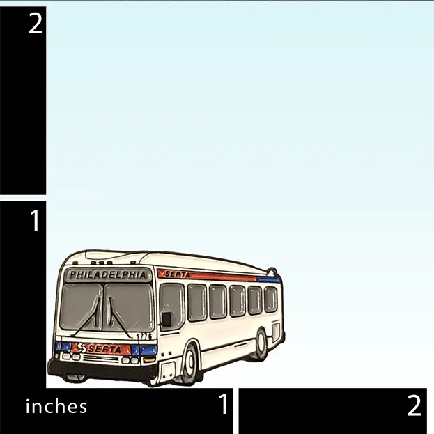 Philadelphia Septa Bus - Lapel Pin
