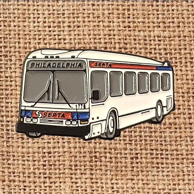 Philadelphia Septa Bus - Lapel Pin