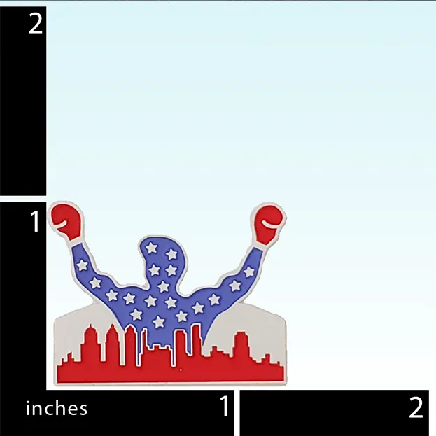 Italian Stallion Skyline - Lapel Pin