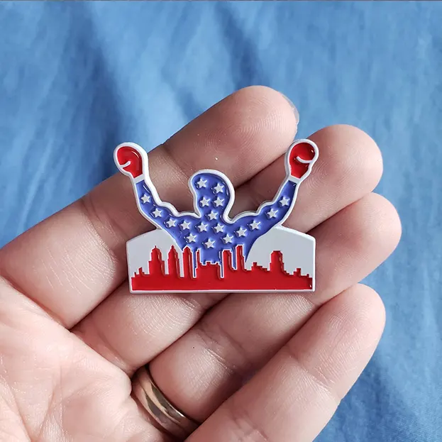 Italian Stallion Skyline - Lapel Pin