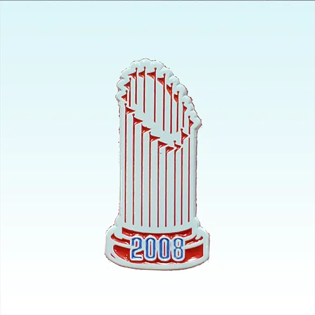 Philadelphia Baseball 2008 Trophy White - Lapel Pin