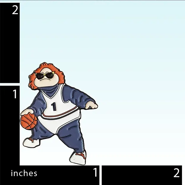 Philadelphia Basektball Mascot - Lapel Pin