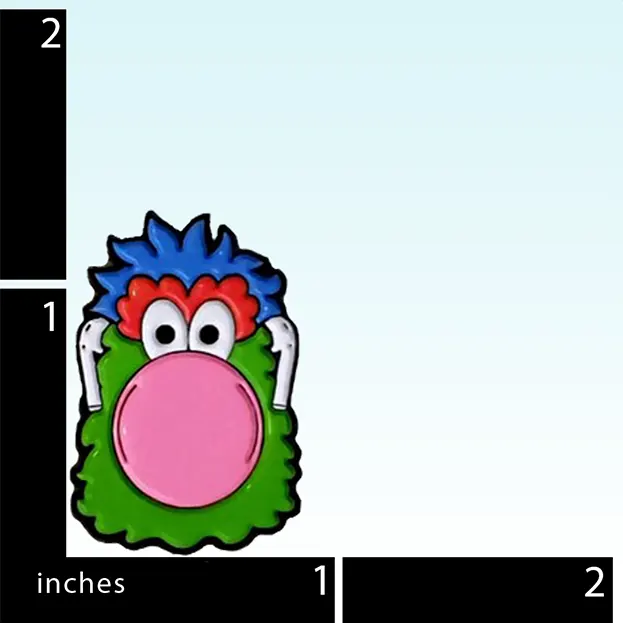 Philadelphia Baseball Mascot - Lapel Pin