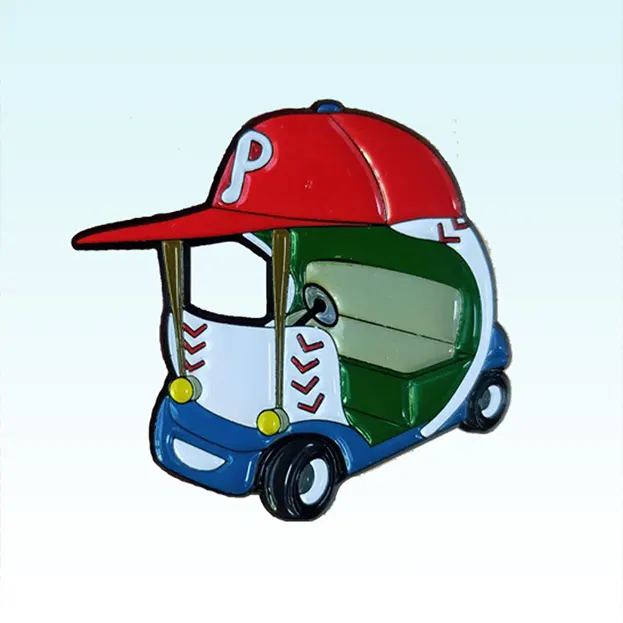 Philadelphia Baseball Bullpen Car - Lapel Pin