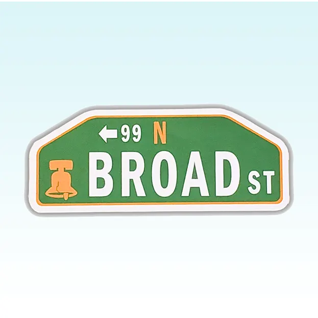Philadelphia Street Sign - Broad Street Sticker
