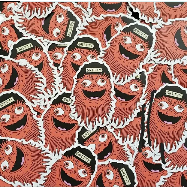 Philadelphia Hockey Mascot - Sticker