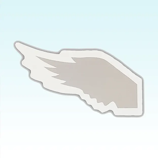 Retro Helmet Wing Sticker