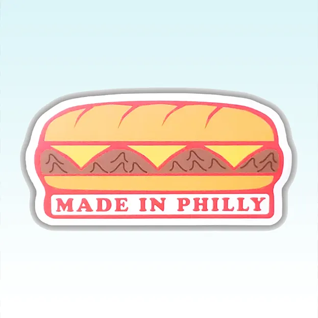 Made in Philly Cheesesteak Sticker