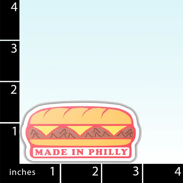 Made in Philly Cheesesteak Sticker