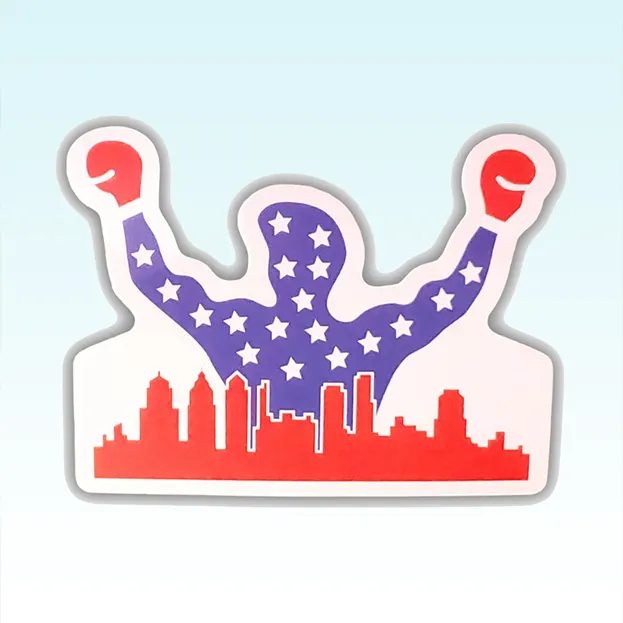 Italian Stallion Skyline - Sticker