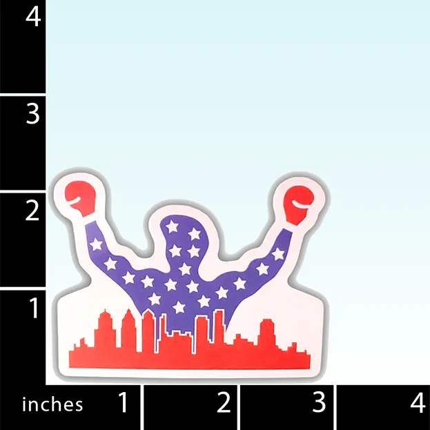 Italian Stallion Skyline - Sticker