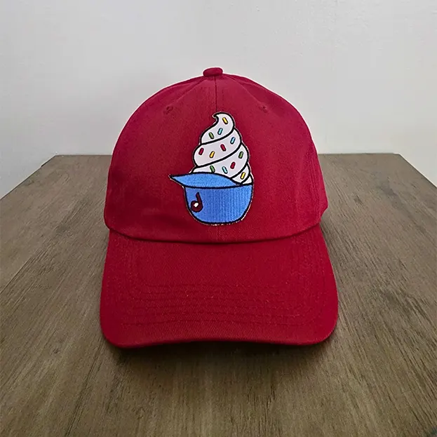 Philadelphia Baseball Retro Vanilla Ice Cream Helmet Cap